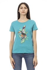 Trussardi Action - 2BT14 - Sinine 2BT14_72Turquoise-XXL цена и информация | Женские футболки | kaup24.ee