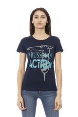 Trussardi Action - 2BT02 - Sinine 2BT02_194Navy-S цена и информация | Женские футболки | kaup24.ee