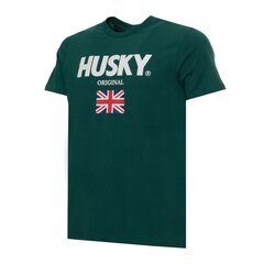 Husky - HS23BEUTC35CO177-JOHN - Roheline HS23BEUTC35CO177-JOHN-C455-F5-56 цена и информация | Мужские футболки | kaup24.ee