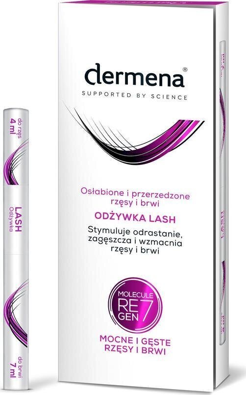 Ripsmetušš Dermena Lash eyelash strengthening mascara, 10 ml цена и информация | Ripsmetušid, lauvärvid, silmapliiatsid, seerumid | kaup24.ee