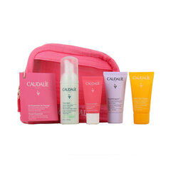 Caudalie Travel Essentials komplekt: puhastusvaht, 50 ml + näokreem, 15 ml + dušigeel, 30 ml + kehakreem, 30 ml hind ja info | Kehakreemid, kehaspreid | kaup24.ee