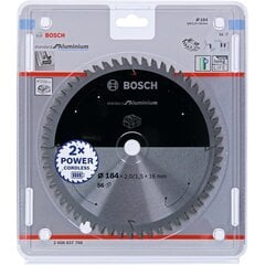 Bosch Полотно циркулярной пилы стандартное по алюминию, Ø 184 мм, 56 зуб. цена и информация | Пилы, циркулярные станки | kaup24.ee