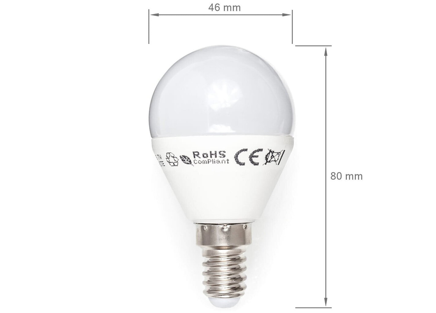 LED-pirn E14 7W G45, 4500K цена и информация | Lambipirnid, lambid | kaup24.ee