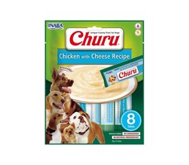 Churu Dog Chicken Cheese лакомства для собак, 160 g x 4 цена и информация | Лакомства для собак | kaup24.ee