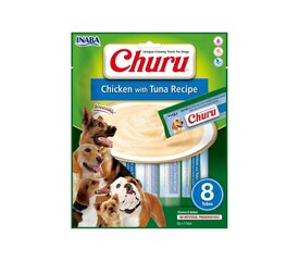 Churu Dog Chicken Tuna лакомства для собак, 160 g x 4 цена и информация | Лакомства для собак | kaup24.ee