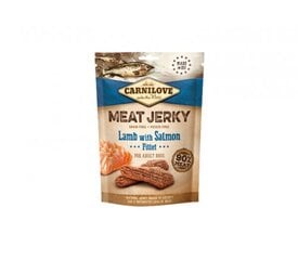 Carnilove Dog Jerky Lamb&Salmon Fillet maiused koertele, 100 g x 4 hind ja info | Maiustused koertele | kaup24.ee