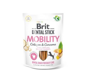 Brit Dental Stick Mobility Curcuma&Collagen maiuspalad hambaraviks, 7 tk x 4 hind ja info | Maiustused koertele | kaup24.ee