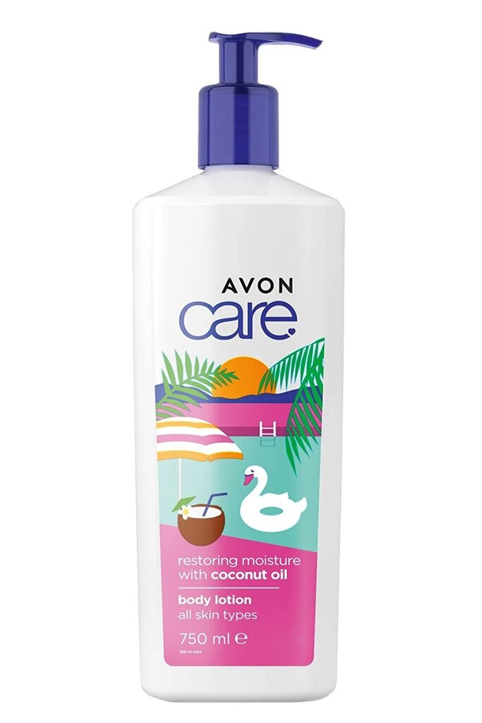 Taastav kehakreem Avon Care Essentials kookosõli ja E-vitamiiniga, 750ml цена и информация | Kehakreemid, kehaspreid | kaup24.ee