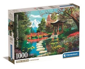 Pusle Clementoni Compact Fuji Garden 39910, 1000 d. hind ja info | Pusled | kaup24.ee