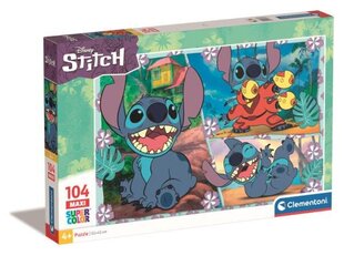 Puzzle maxi Disney Stitich Clementoni, 104 osa hind ja info | Pusled | kaup24.ee