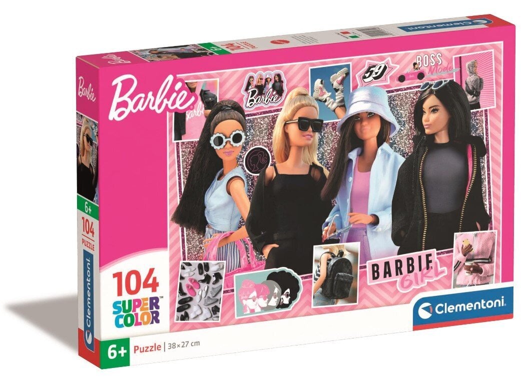 Pusle Barbie SuperKolor Clementoni, 104 d hind ja info | Pusled | kaup24.ee