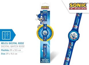 Часы для мальчика Sonic, синие цена и информация | Аксессуары для детей | kaup24.ee