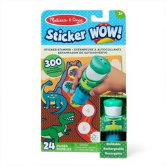 MELISSA & DOUG игровой комплект с наклейками Sticker WOW! Динозавр цена и информация | Развивающие игрушки | kaup24.ee