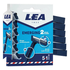 Ühekordsed raseerijad Lea Emerging 2 Blades Disposable Blades, 4 tk цена и информация | Косметика и средства для бритья | kaup24.ee