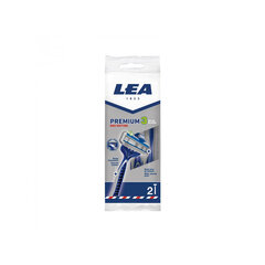 Ühekordne raseerija Lea Premium 3 Disposable Razor, 2 tk цена и информация | Косметика и средства для бритья | kaup24.ee