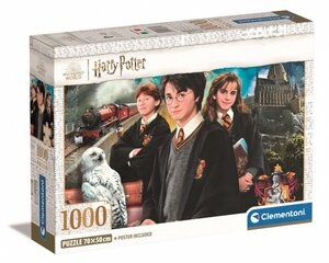 Pusle Clementoni Compact HarryPotter 39862, 1000 d. hind ja info | Pusled | kaup24.ee