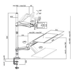 LogiLink BP0030 13-27" цена и информация | Кронштейны и крепления для телевизоров | kaup24.ee