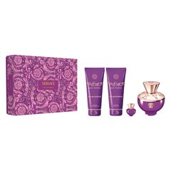 Kehahoolduskomplekt Versace Dylan Purple naistele: parfüümvesi 100 ml + parfüümvesi 5 ml + dušigeel 100 ml + ihupiim 100 ml hind ja info | Naiste parfüümid | kaup24.ee