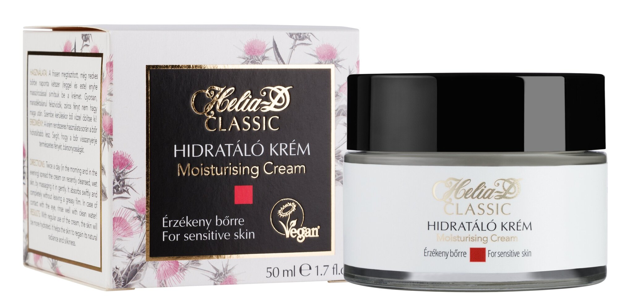 Niisutav näokreem tundlikule nahale Helia D Classic, 50 ml цена и информация | Näokreemid | kaup24.ee