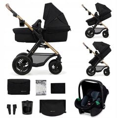 Универсальная коляска Kinderkraft Moov 2 Air 3in1, Pure Black цена и информация | Коляски | kaup24.ee