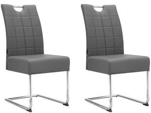 Комплект из 2-х стульев для столовой Loft24 Osaka, серый цена и информация | Стулья для кухни и столовой | kaup24.ee