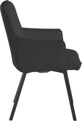 Комплект из 2-х стульев для столовой Loft24 Sally, черный цена и информация | Стулья для кухни и столовой | kaup24.ee