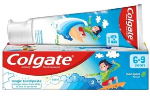 Hambapasta lastele Colgate 6-9 a, mahe piparmündi maitse, 50 ml hind ja info | Suuhügieen | kaup24.ee