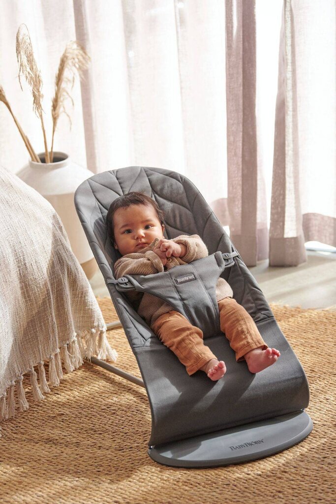 Tool BabyBjörn Bouncer Balance Soft Woven, jersey light beige цена и информация | Beebi lamamistoolid | kaup24.ee