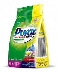 Стиральный порошок Purox Concentrate Color 120 стирок 10 кг + Универсальный стиральный порошок Purox 10 кг цена и информация | Средства для стирки | kaup24.ee