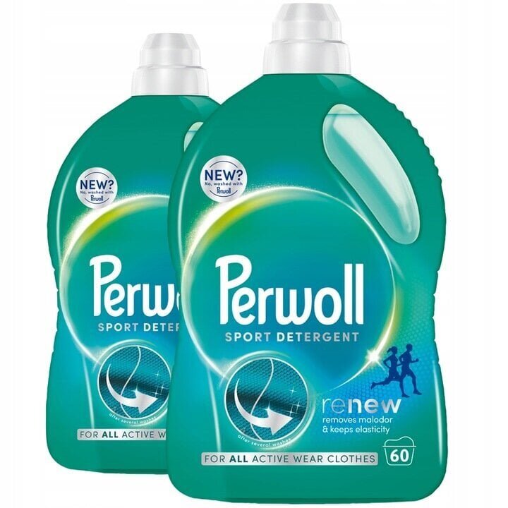 Perwoll Renew Sport Liquid spordiriiete pesemiseks Komplekt 6l 120 pesu цена и информация | Pesuvahendid | kaup24.ee