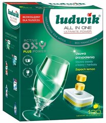 2× LUDWIK lemon ALL in One nõudepesumasina tabletid 90 tk hind ja info | Nõudepesuvahendid | kaup24.ee