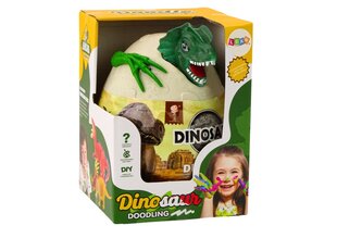 Набор для рисования динозаврами в яйце, зеленый цена и информация | Развивающие игрушки | kaup24.ee