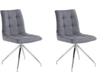 Комплект из 2 обеденных стульев Loft24 Gina, серый цвет цена и информация | Стулья для кухни и столовой | kaup24.ee