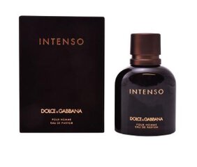 <p>Позвольте <strong>100% оригинальным Мужская парфюмерия Intenso Dolce & Gabbana EDP</strong> удивить вас и создайте неповторимый образ, используя эти эксклюзивные <strong>мужские духи </strong>с уникальным, индивидуальным ароматом. Откройте для себя <strong>100% оригинальные продукты Dolce & Gabbana</strong>!</p>

<p></p>

<ul>
	<li>Пол: Мужской</li>
	<li>Тип: EDP (Eau de Parfum)</li>
	<li>Название аромата: Intenso</li>
</ul>

<p></p>
 цена и информация | Мужские духи | kaup24.ee