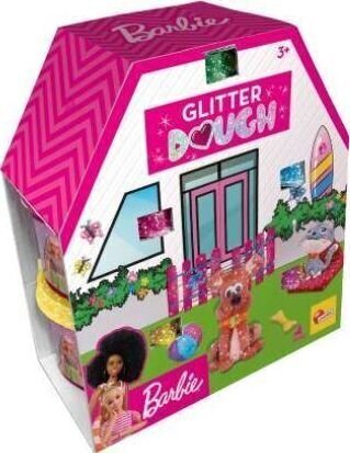 Loominguline komplekt Lisciani Barbie Glitter Dough Kit House цена и информация | Arendavad mänguasjad | kaup24.ee