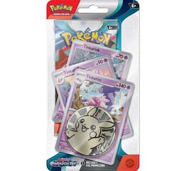 Kaardid Pokemon TCG Scarlet & Violet 4 Paradox Rift Premium Checklane 1-Pack Blister Tinkatink цена и информация | Настольные игры, головоломки | kaup24.ee