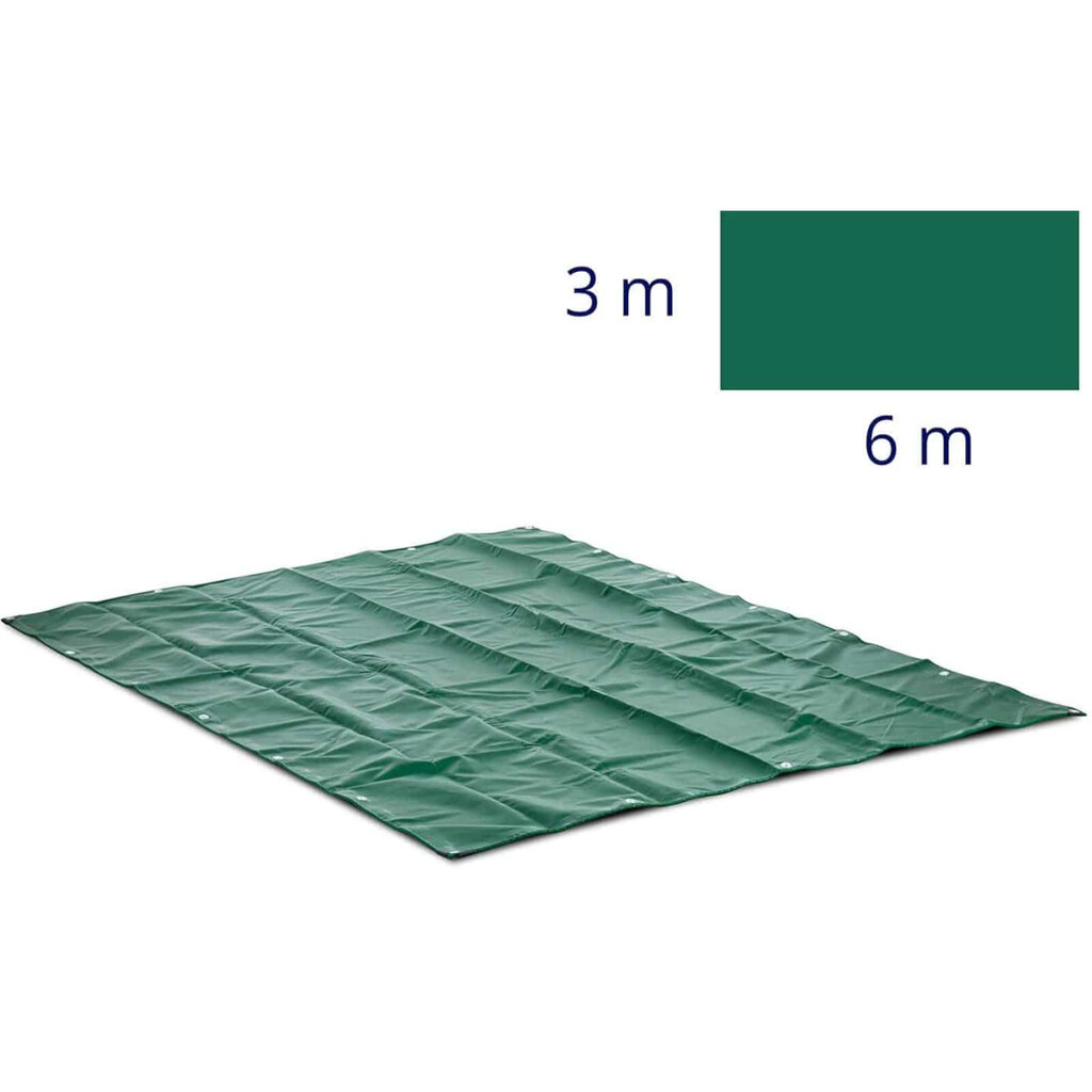 Presendist kaitsekate PVC aasadega 650 g/m2 600 x 300 cm цена и информация | Aiatööriistad | kaup24.ee