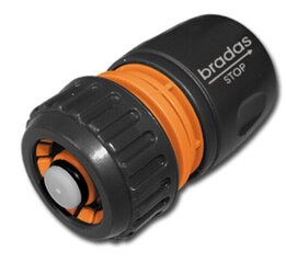 Pikaliitmik 1/2` STOP koos sildiga ECO-PWB2140 BLACK LINE BRADAS hind ja info | Kastekannud, voolikud, niisutus | kaup24.ee