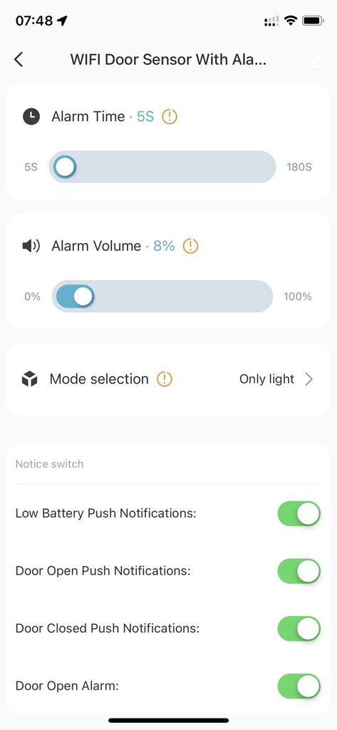 WIFI TUYA temperatuuri ja niiskuse andur цена и информация | Mõõdikud (niiskus, temp, pH, ORP) | kaup24.ee