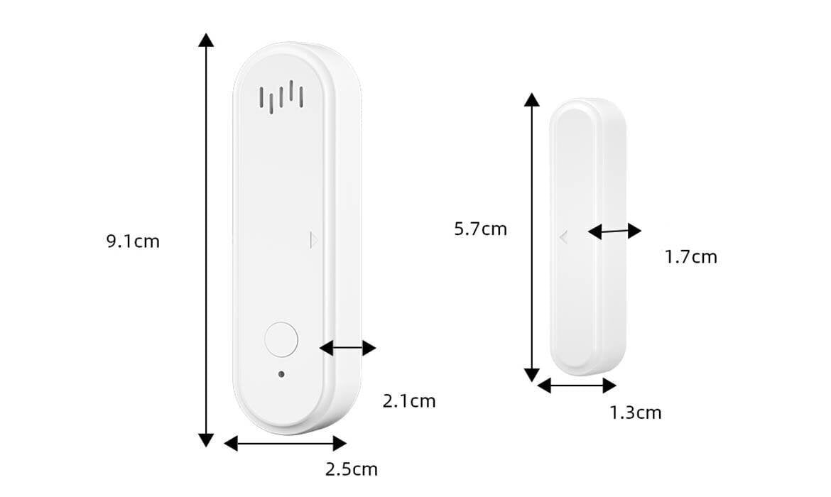 WIFI TUYA temperatuuri ja niiskuse andur цена и информация | Mõõdikud (niiskus, temp, pH, ORP) | kaup24.ee