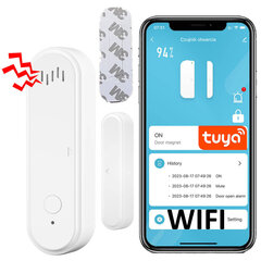 WIFI TUYA temperatuuri ja niiskuse andur цена и информация | Измерители (температура, влажность, pH) | kaup24.ee