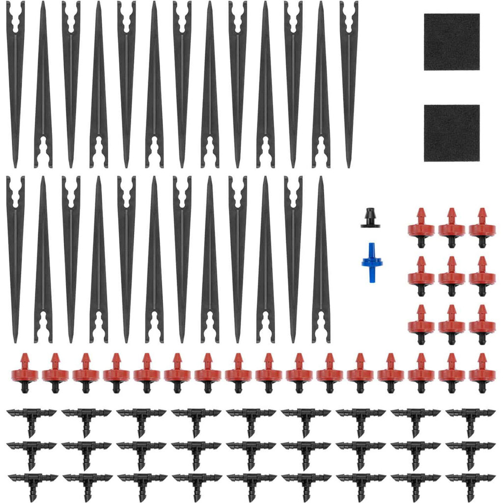 Aia kastmissüsteem solar automaat 25 tilgutit 5 m 1,6 W цена и информация | Kastekannud, voolikud, niisutus | kaup24.ee