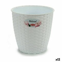 Подставка под цветочный горшок Stefanplast Белый Пластик 19 x 17,5 x 19 cm (12 штук) цена и информация | Вазоны | kaup24.ee