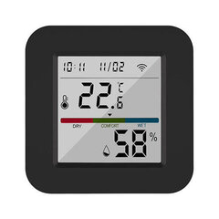 WIFI TUYA temperatuuri ja niiskuse andur цена и информация | Измерители (температура, влажность, pH) | kaup24.ee