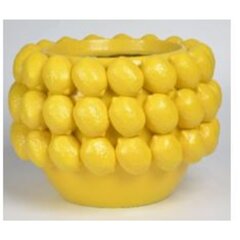 Vase dekoratiivne "Lemon", Juice 22cm hind ja info | Dekoratiivsed lillepotid | kaup24.ee