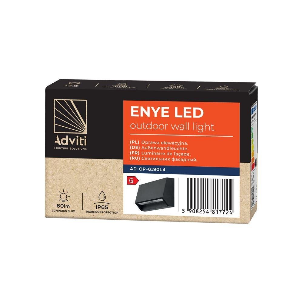 Fassaadivalgusti ENYE LED 1,5W 4000K OR-OP-6190L4 hall seinavalgusti ENYE LED 1,5W 4000K цена и информация | Aia- ja õuevalgustid | kaup24.ee