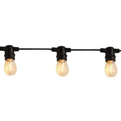 LED aiapidu garland F2 10xE27 6,2m 6W Goldlux 310323 hind ja info | Aia- ja õuevalgustid | kaup24.ee