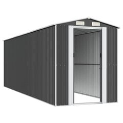 vidaXL aiakuur, antratsiithall, 192x606x223 cm, tsingitud teras цена и информация | Садовые сараи, дровницы | kaup24.ee