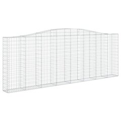 vidaXL kaarekujulised gabioonkorvid 3 tk, 400x30x140/160 cm, raud цена и информация | Ящики для цветов | kaup24.ee