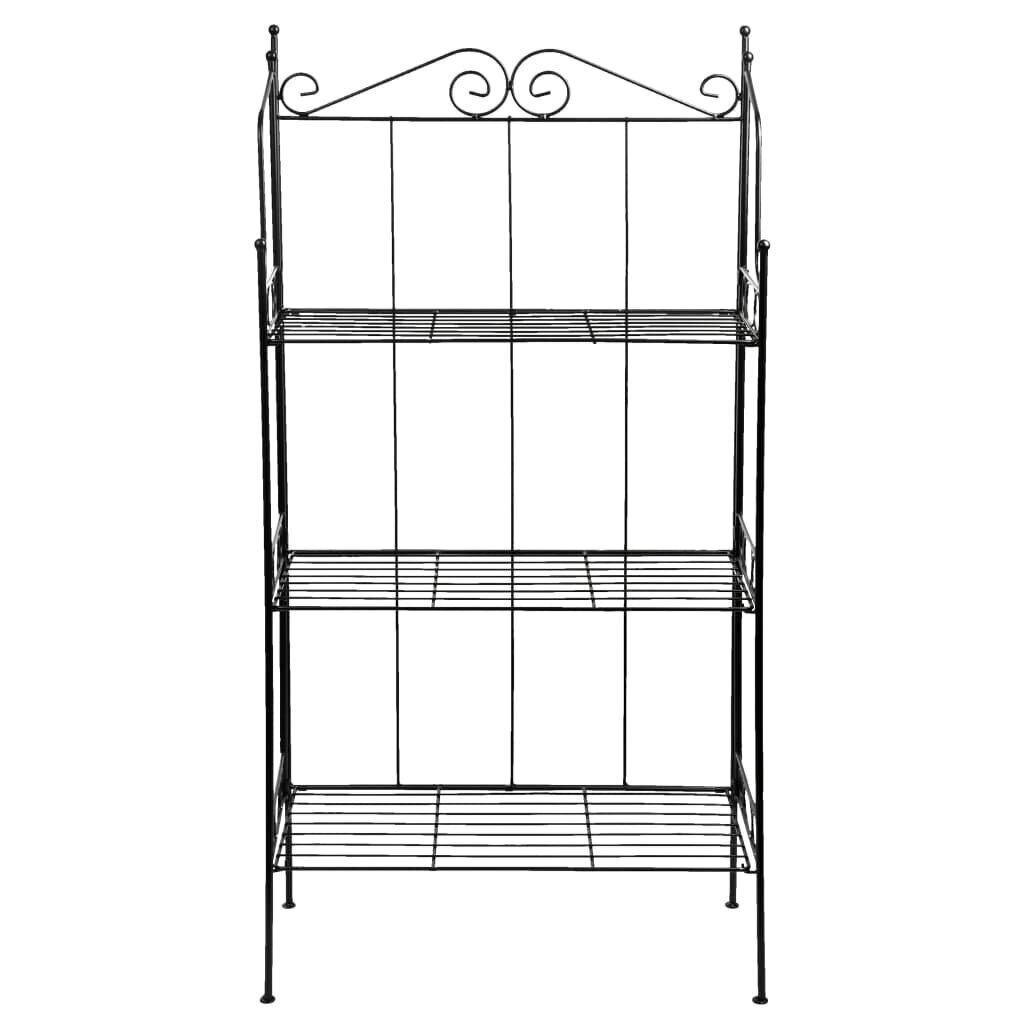 Esschert Design taimeriiul, 3-korruseline, L-suurus цена и информация | Vaasid, alused, redelid lilledele | kaup24.ee